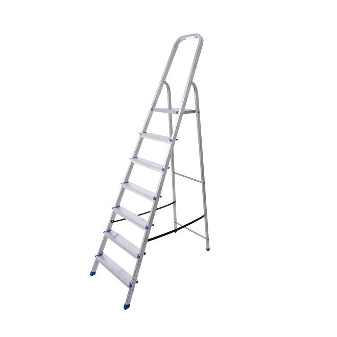Стремянка Stairs OS07 7 ступеней оцинкованная