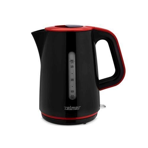 Электрочайник Zelmer ZCK7620R black/red