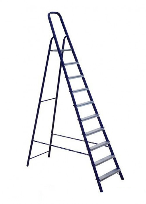 Стремянка Stairs CS10 10 ступ. Стальная с алюмин. ступенями