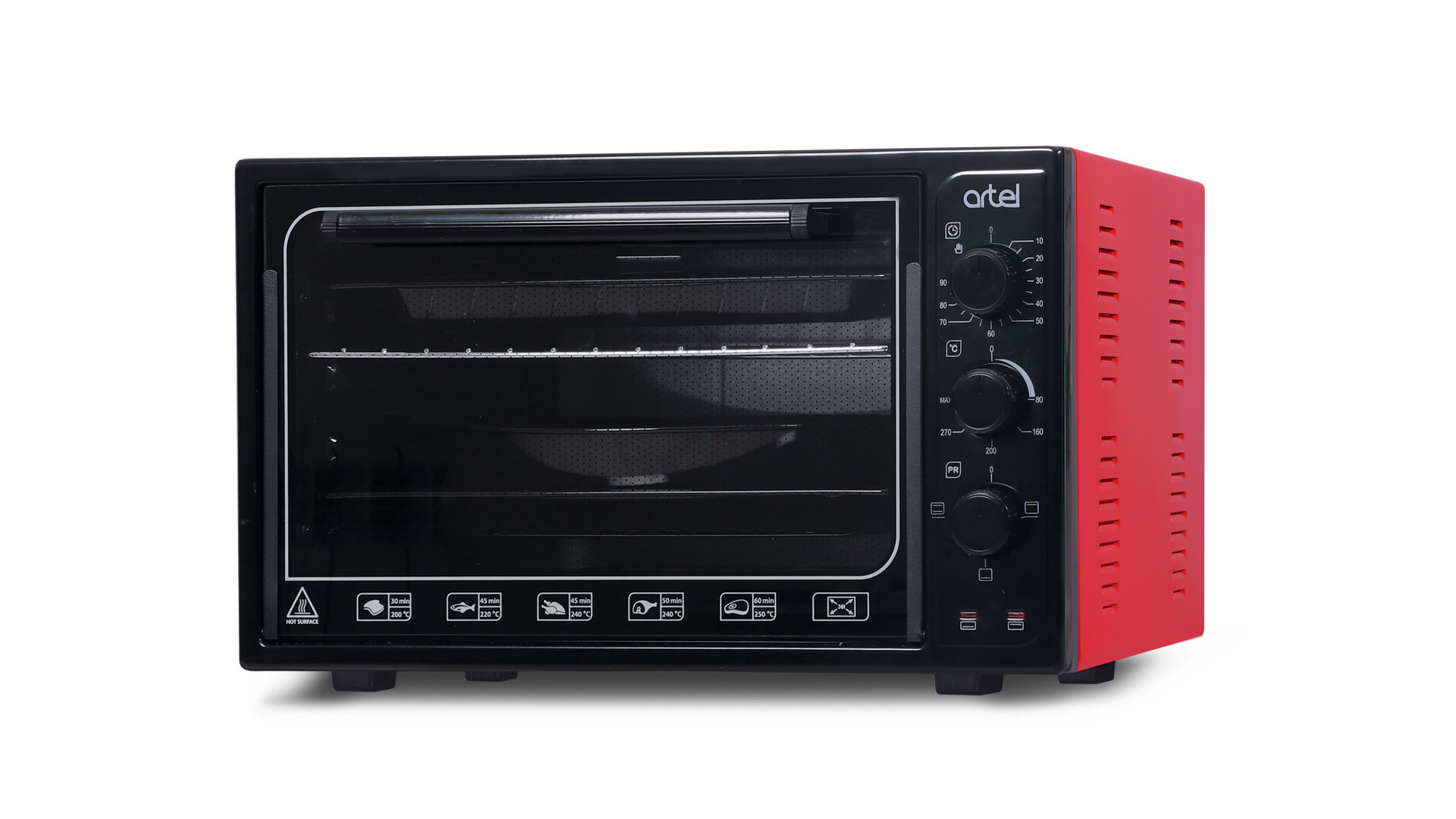 Электропечь Artel MD 3618 E black-red