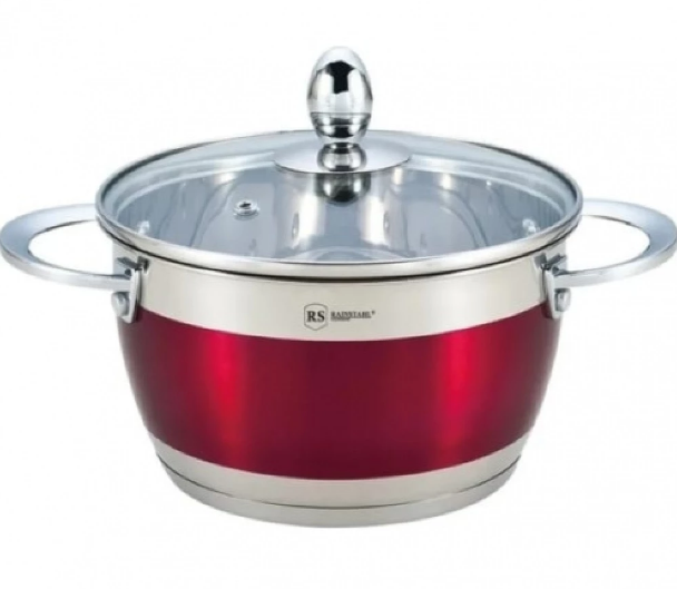 Кастрюля "Rainstahl" RS\CS 1818-24 5,9л.Red