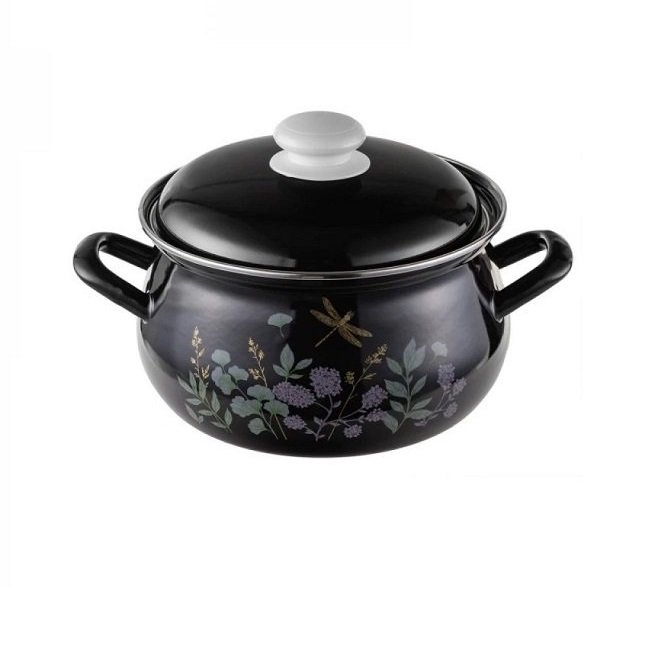 Кастрюля Hitt Botanica С-3912АП2/8ЧрДТ 3л