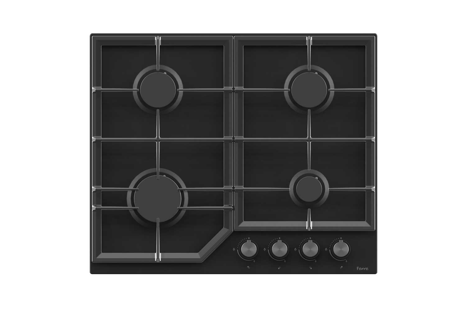 Встраиваемая поверхность газовая Ferre BL BLACK
