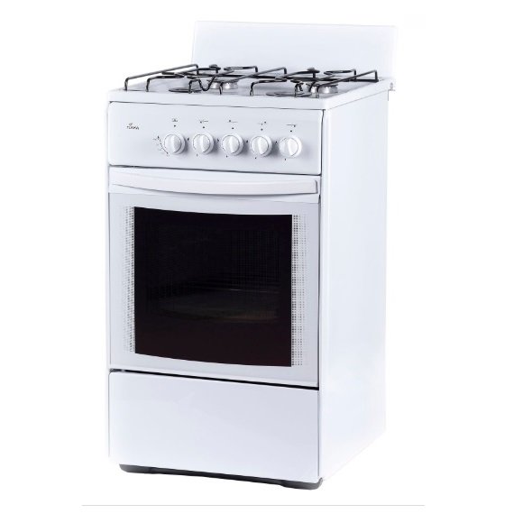 Плита газовая Flama RG 24011 W белый реш.сталь
