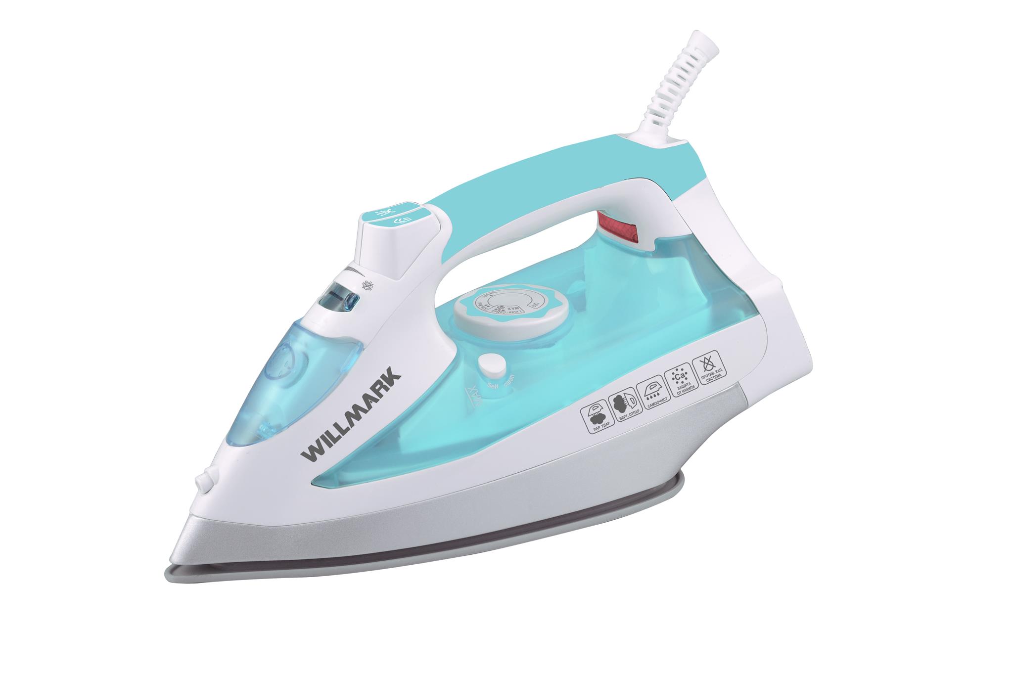 Утюг Willmark SI-2228C голубой