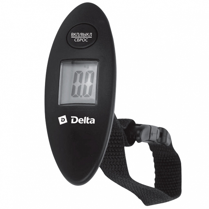 Весы для взвешивания багажа DELTA D-9100 черный