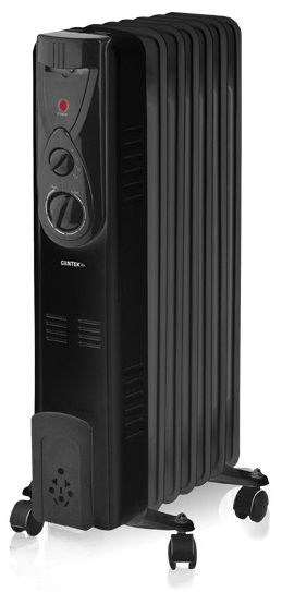 Масляный радиатор Centek CT-6200 Black