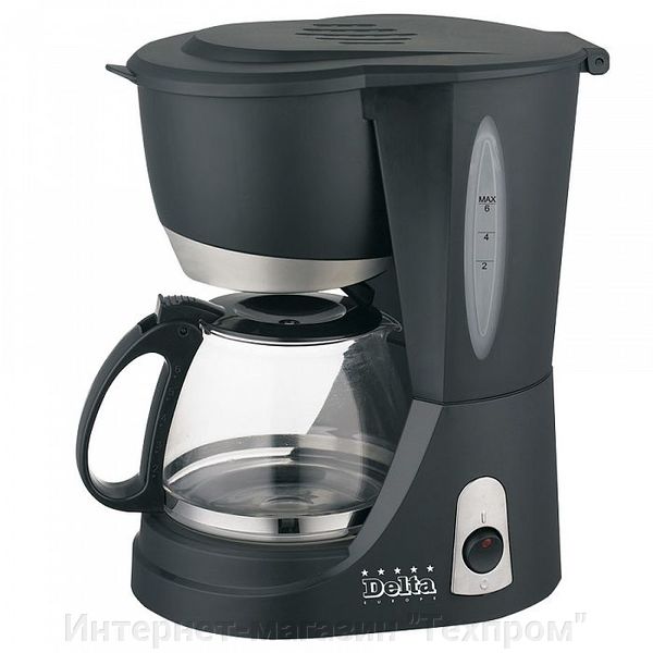 Кофеварка DELTA DL-8137 черная