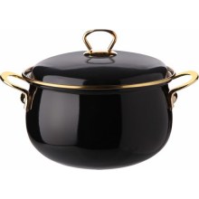Кастрюля 5л black-gold 053-089
