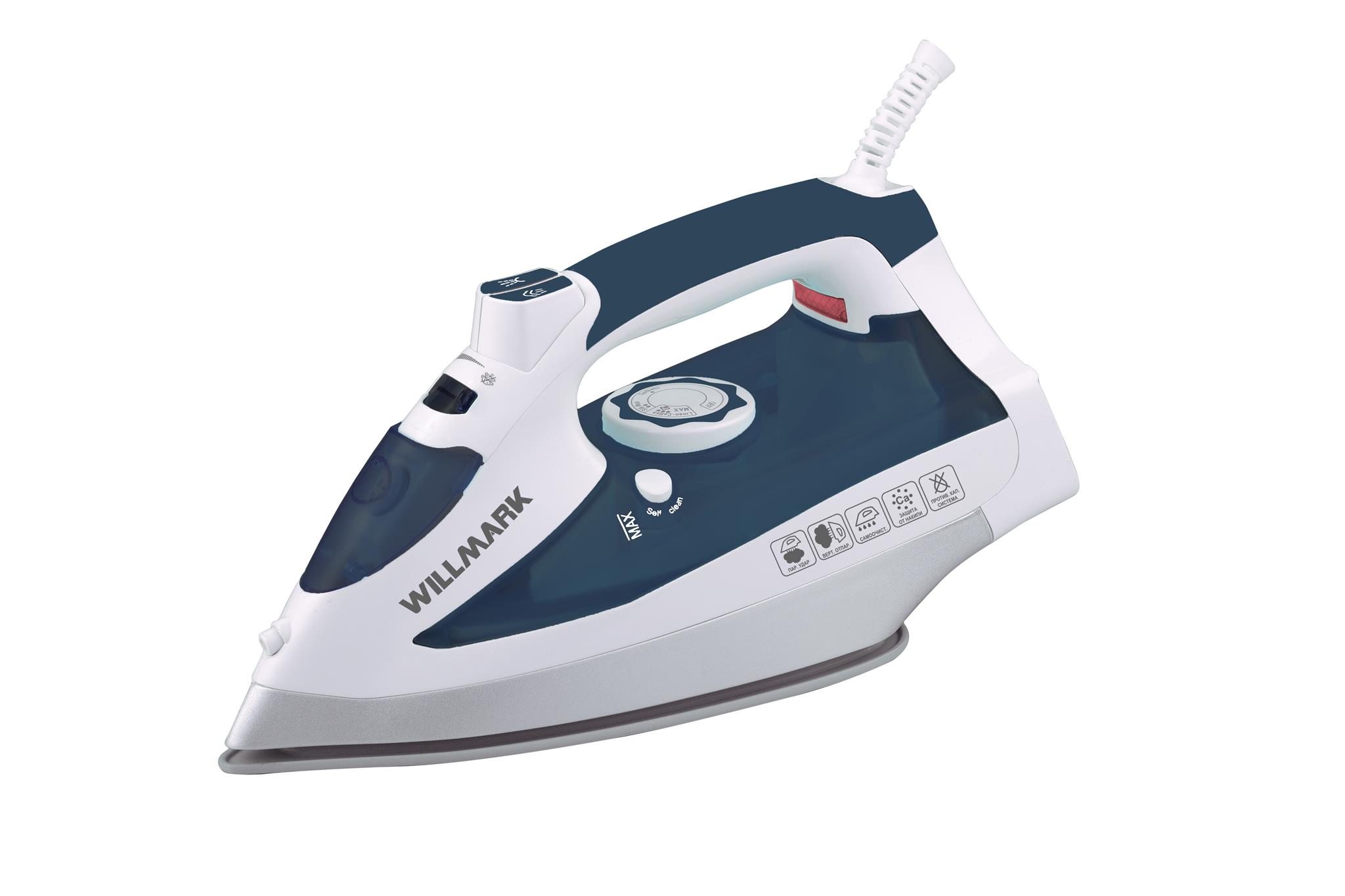 Утюг WILLMARK SI-2228CD синий