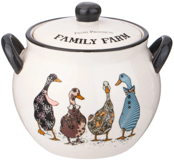 Горшочек Для Запекания С Крышкой Agness Family Farm 600 Мл. 536-280