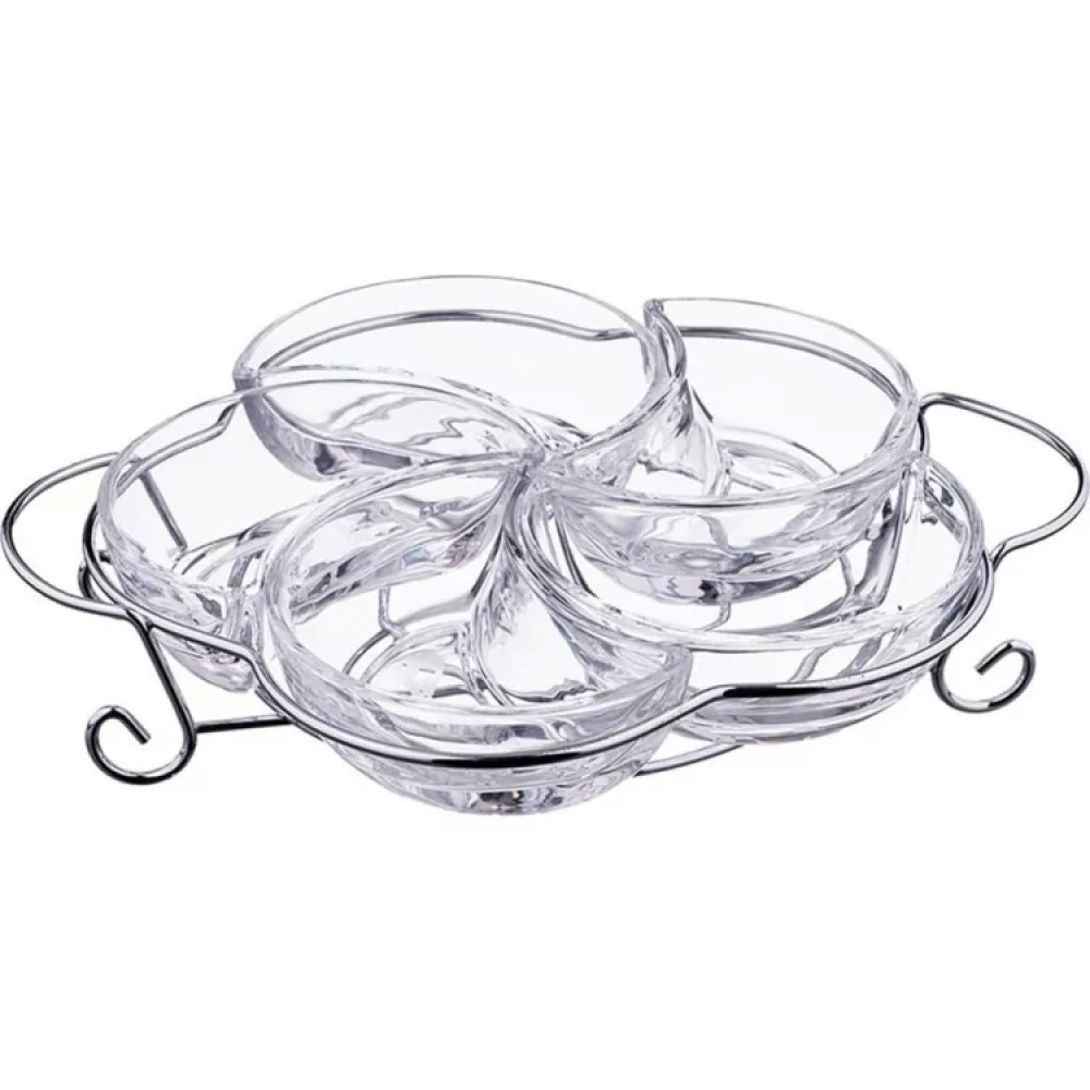 Менажница 5-ти Секционная 28*23*6 См. На Метал.подставке. Коллекция Muza 355-255