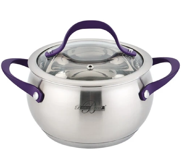 Кастрюля Barton Steel 2,5л. BS 2017-18 purple