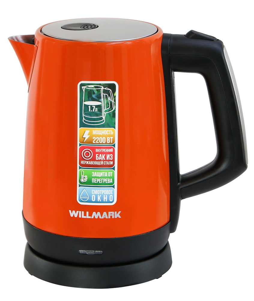 Электрочайник Willmark WEK-1758S оранжевый