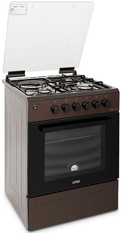 Комбинированная плита ARTEL Milagro 10-E brown