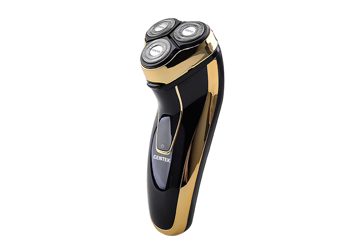 Электробритва Centek CT-2167 (золото хром/черный)