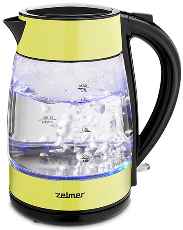 Электрочайник ZELMER ZCK8011L Glass/Lime