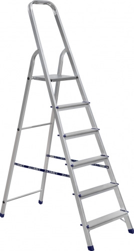 Стремянка Stairs AS06 6 ступеней алюминиевая