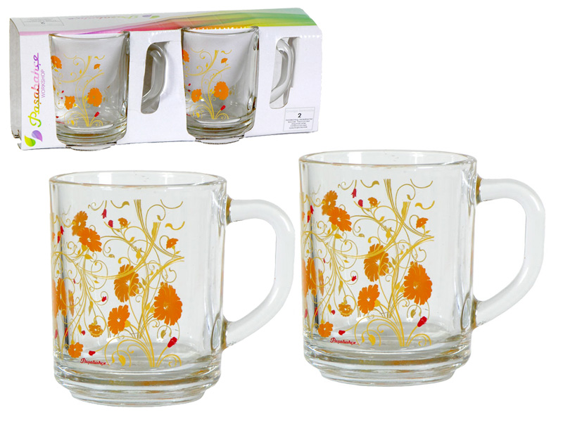 Набор кружек 250мл 2шт Оранж серенейд Pasabahce 55029B/D16