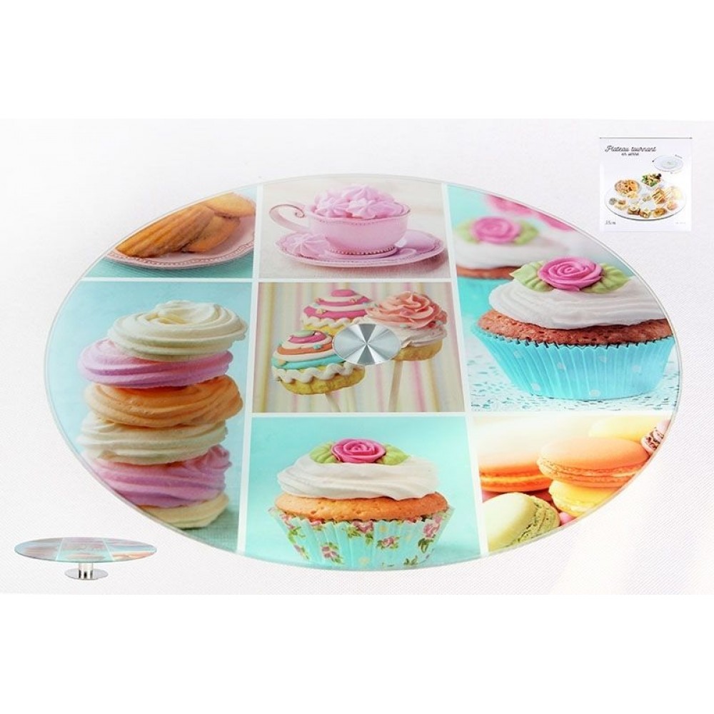 Блюдо вращающееся КОРАЛЛ 35 см 3203