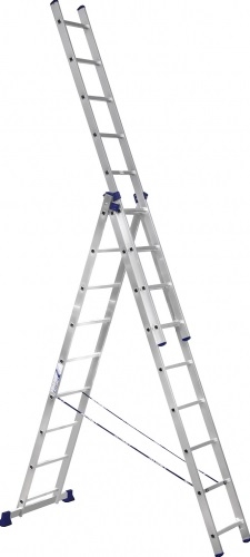 Лестница Stairs AL309 3-х секционная 9 ступеней универсальная