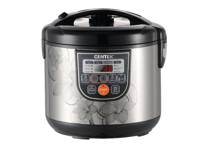 Мультиварка Centek CT-1498 черная/сталь