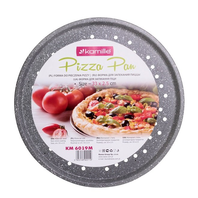 Форма для пиццы Kamille 33см.KM-6019M