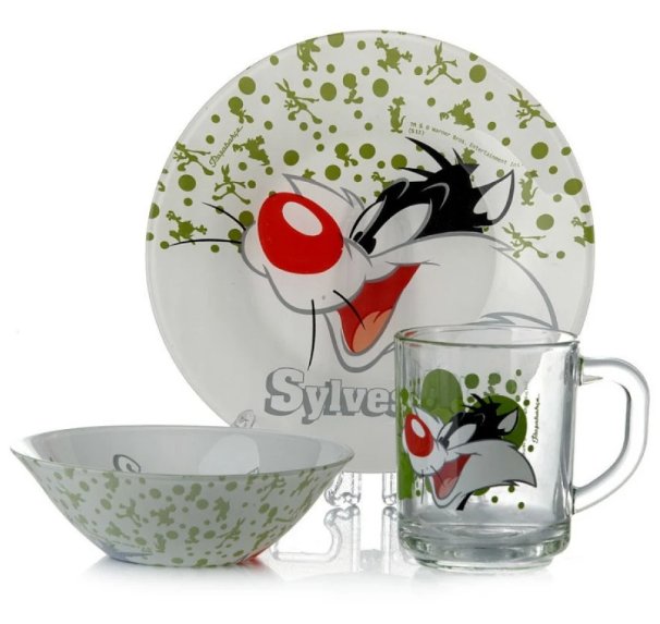 Набор детский BOR Warner Brs 3 предмета 95827/Sylvester