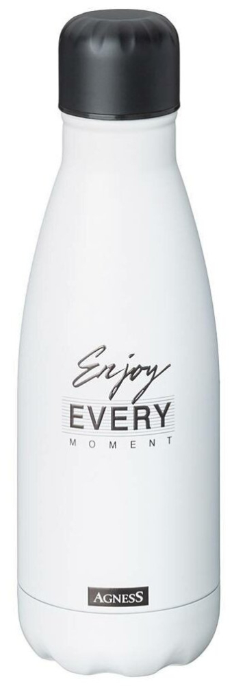 Термобутылка Agness break Time Корпус Нерж.сталь, 350мл Цвет: Белый 709-082