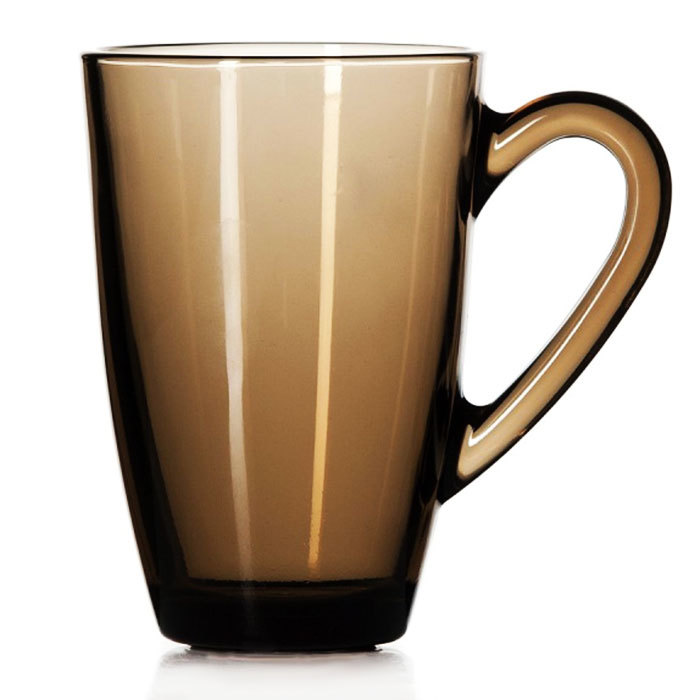 Кружка из закаленного стекла 325мл БРОУНЗ 2шт (12) 55393BZT