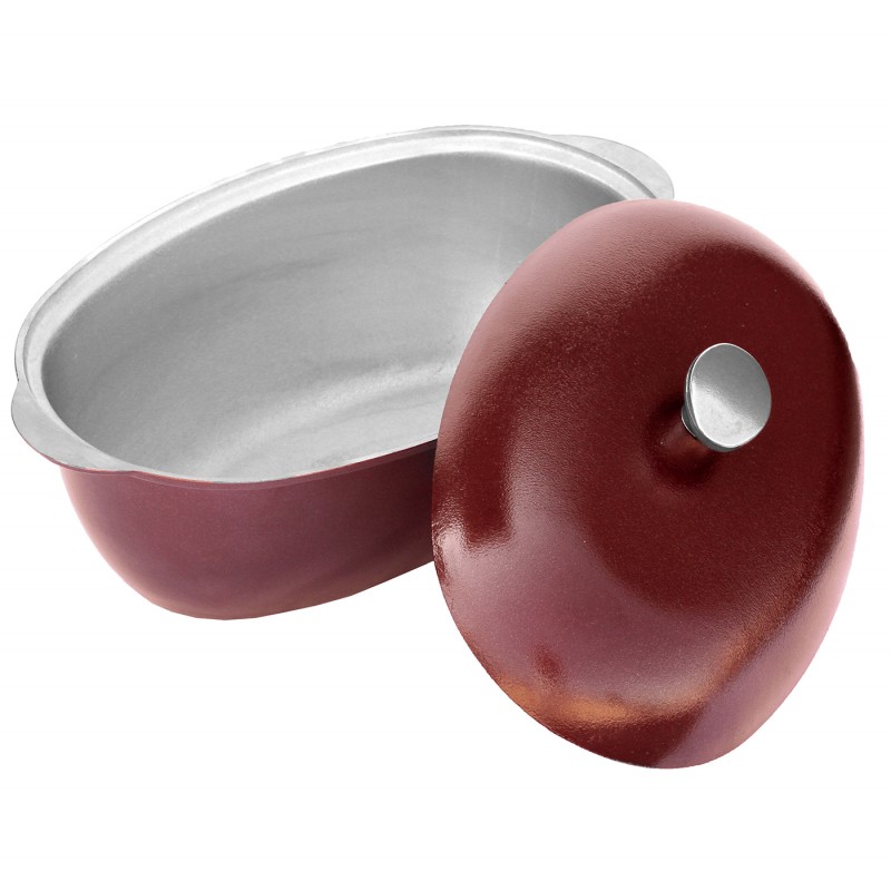 Гусятница (4 л) алюминиевая с внешним цветным покрытием Г0400Д