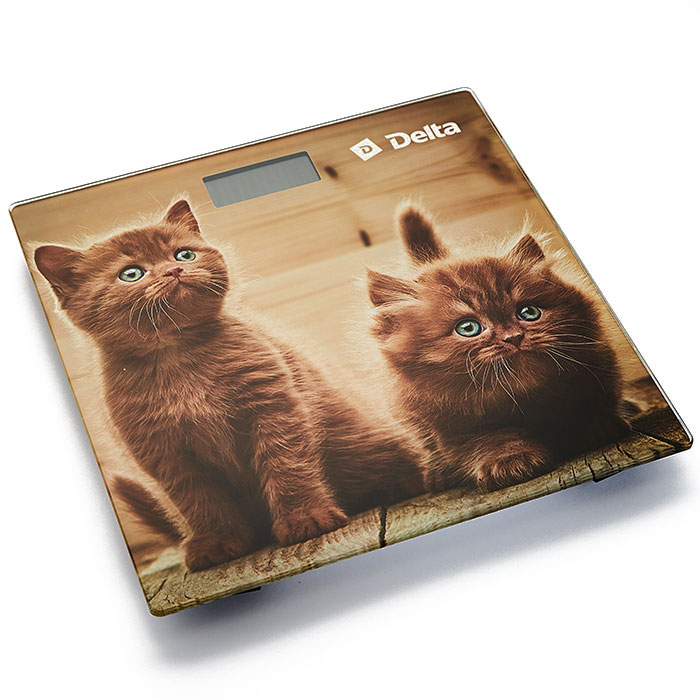 Весы напольные DELTA D-9229 Рыжие Котята