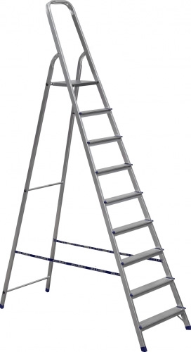 Стремянка Stairs AS09 9 ступеней алюминиевая