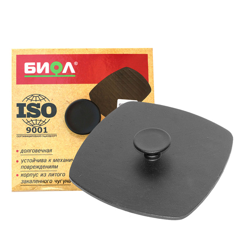 Крышка-пресс Биол 10242 чугун, 21х21см