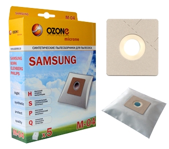 Одноразовый мешок для пылесоса Мешок для пылесоса OZONE micron M-04