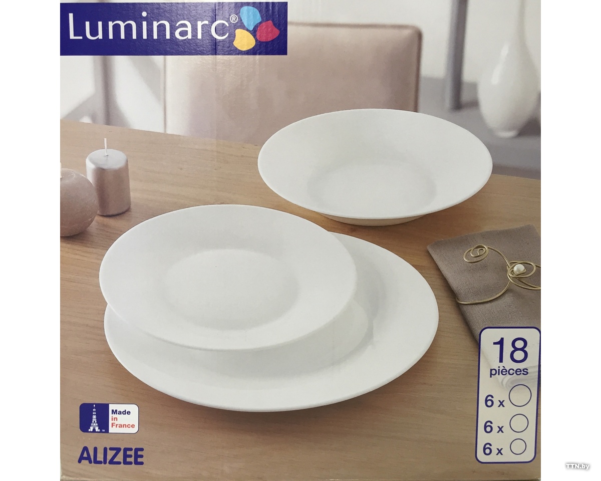 Набор столовый Luminarc Alizee L3664 18 предм