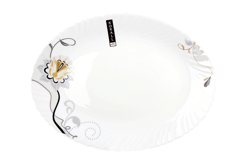 Блюдо овальное 30см Коралл "Шахерезада" LHYP120/2-130312