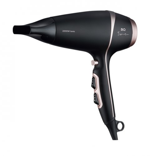 Фен BQ-HD2216B Черный-Розовый