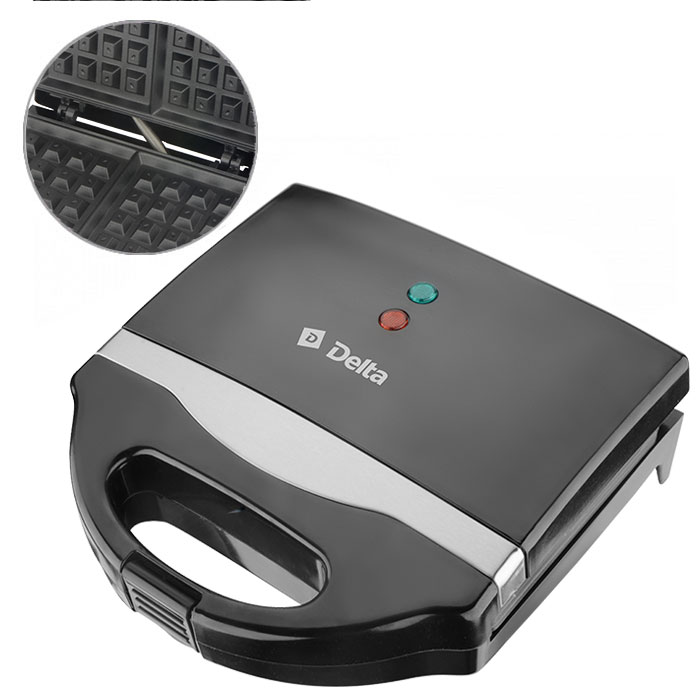 Вафельница электрическая Delta DL-049 "Венская", 800 Вт