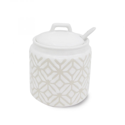 Сахарница Maestro MR-20033-09 Pattern с ложкой