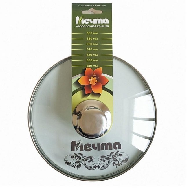 Крышка Мечта d30см. стекл.утолщенная КР30