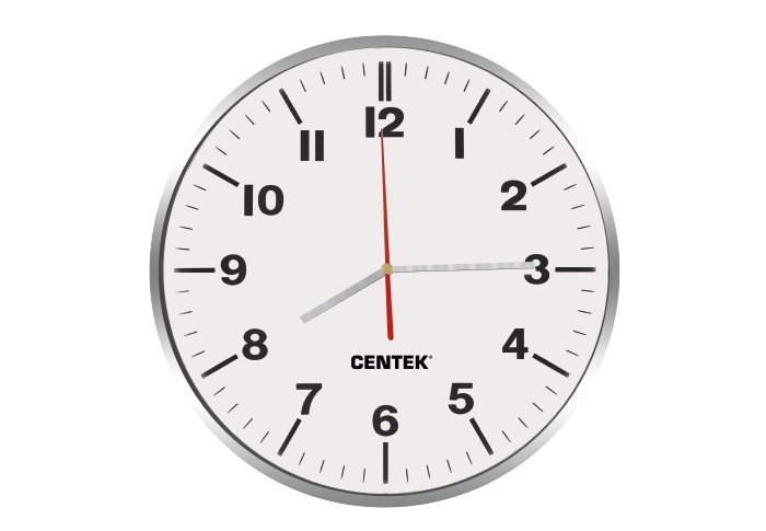 Настенные часы Centek СТ-7100 White