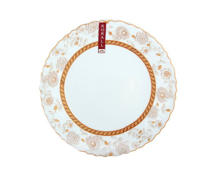 Тарелка обеденная 19см LHP75-160203 "Корица" Коралл