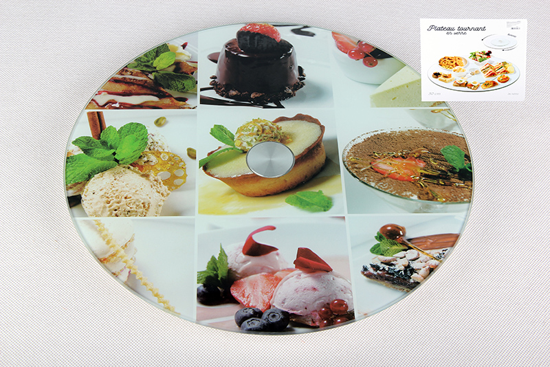 Доска стеклянная вращающаяся КОРАЛЛ 30 см 3200