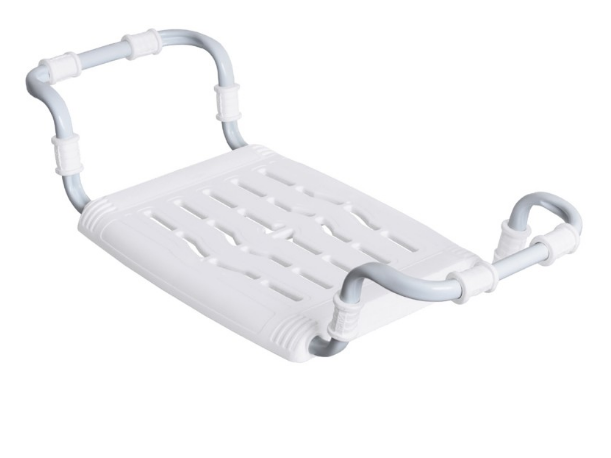 Сиденье в ванну СВ5/Б Белый пластмассовое раздвижное