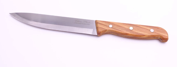 Нож Кухонный С Деревянной Ручкой (25см) КН-102