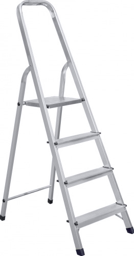 Стремянка Stairs AS04 4 ступени алюминиевая