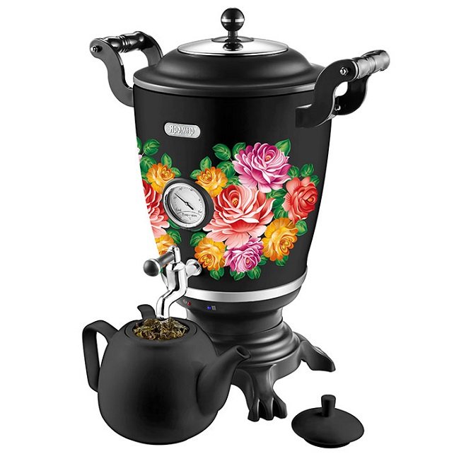 Самовар электрический Яромир ЯР-1800 Русские узоры