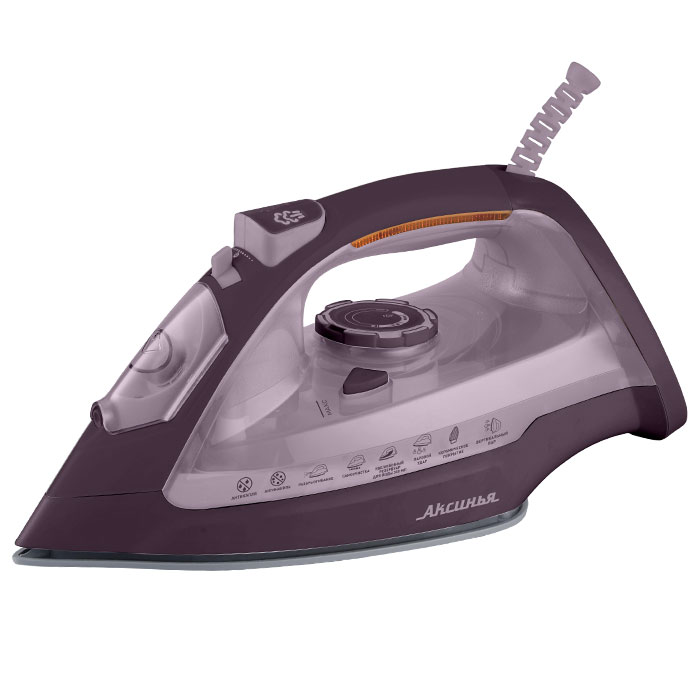 Утюг Аксинья КС-3003 коричневый