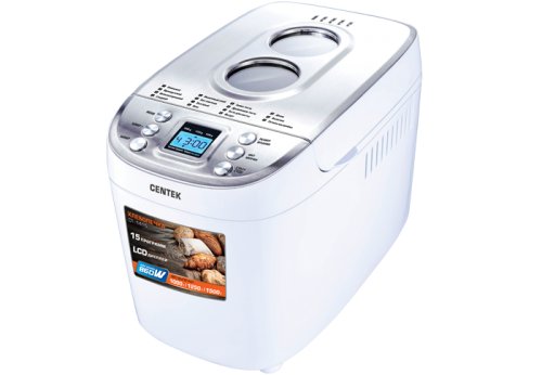 Хлебопечь Centek CT-1415 бел/сталь